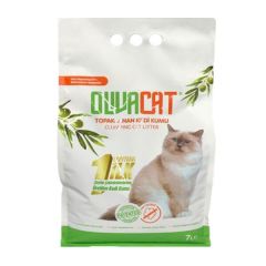 Olivacat Zeytin Çekirdeğinden Üretilen Kokusuz Toz Bırakmayan Topaklanan Kedi Kumu 7 Lt