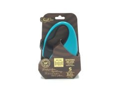 Doggie Soft Seri Otomatik Makaralı Gezdirme Tasması 15 kg / 5 M Mavi